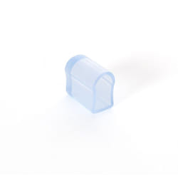 Embout pour ruban néon led dimmable 220V SFLEX8. Transparent