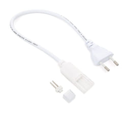 Câble pour Ruban led Auto-Redressement 220V ac smd IP65 Largeur 12mm Monochrome Blanc