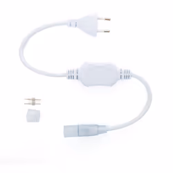 Ce câble rectificateur dispose d'un connecteur permettant de connecter rapidement et facilement le ruban néon LED circulaire  ...