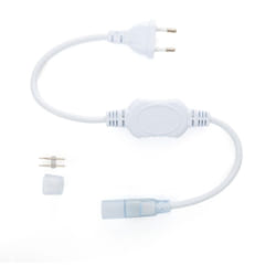 Cable Rectificateur Ruban Neón led dimmable 220 ac Circulaire SFLEX14 Blanc