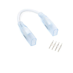 Connecteur double cablé pour Ruban Néon led Dimmable 220V SFLEX8 Monochrome