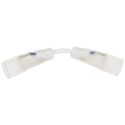 Connecteur double cablé Ruban Néon led Dimmable 220V Circulaire SFLEX17 Ø17 mm
