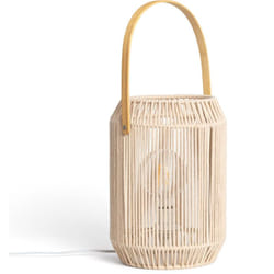 Efectoled - Lampe à Poser Corde Nolana Beige