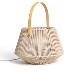 Efectoled - Lampe à Poser Corde Diantha Beige