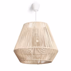 Éclairez votre maison avec style rustique et moderne avec la Suspension Corde Diantha. Fabriquée en corde de haute qualité, c ...