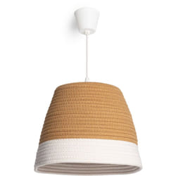 Efectoled - Suspension Fibres Naturelles Begonia-S Brun