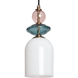 Suspension Métal et Verre Bethia Multicolore