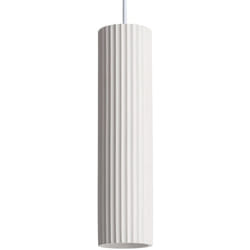 Efectoled - Suspension Plâtre Colum Blanc
