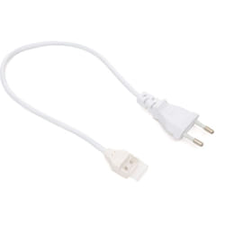 Câble Connexion pour Ruban led Auto-Redressement 220V ac smd Silicone Flex Largeur 12mm Blanc