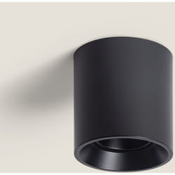 Efectoled - Plafonnier Blanc Quartz Noir