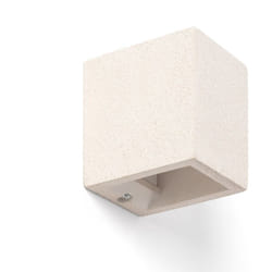 Applique Murale Béton Éclairage Double Face Batam Beige