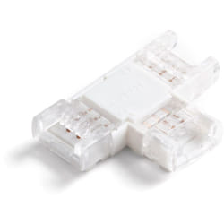Connecteur hippo 't' pour Ruban led cct 12-24V dc Largeur 10 mm 10 mm
