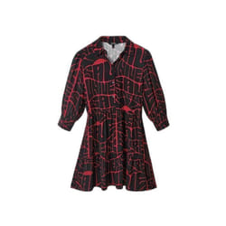 Robe femme Desigual Cira - noir/rouge - XL