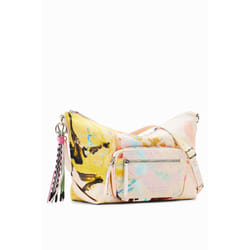 Grand sac à bandoulière peinture femme Desigual