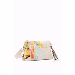 Sac à bandoulière moyen peinture femme Desigual
