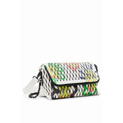 Petit sac à bandoulière estampé soleils femme Desigual