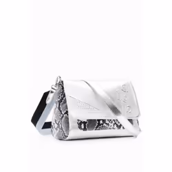 Sac à bandoulière moyen métallisé femme Desigual Patchwork