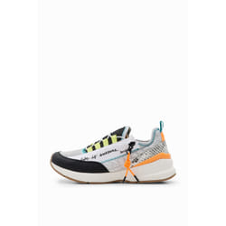 Baskets fermeture éclair femme Desigual Patchwork