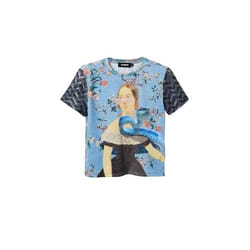 T-shirt collage maille femme Desigual