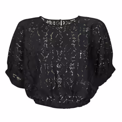 Débardeur court froncé dentelle femme Desigual