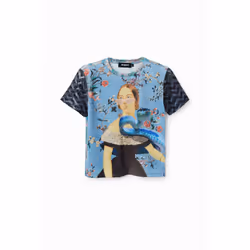 T-shirt collage maille femme Desigual