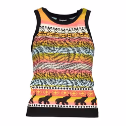 Débardeur frises maille femme Desigual
