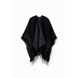 Poncho femme Desigual - dark gray - TU