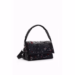 Sac à bandoulière moyen fleurs estampées femme Desigual