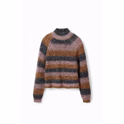 Pull maille rayures femme Desigual