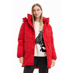 Doudoune à capuche avec fermeture éclair femme Desigual
