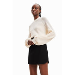 Pull uni transparences femme Desigual