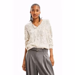 Pull oversize tresses femme Desigual