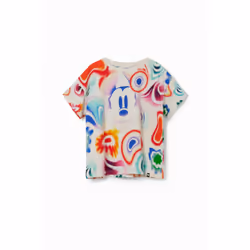 T-shirt fille Desigual Mickey Galactic - 5/7 ans