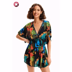 Robe chemise femme Desigual Tropical Party