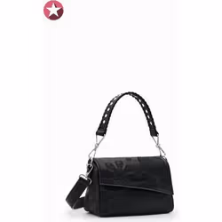 Sac Bandoulière - DESIGUAL - 24SAXP26 - Noir - Effet cuir - Zippée - Dimensions compactes