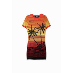 Robe t-shirt femme Desigual Bipalmeri