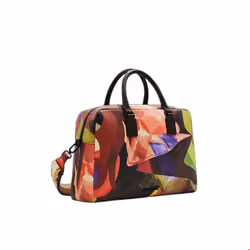 Desigual Sac à épaule bandoulière multicolore vert pour femme - Camo Lacroix Crossbody Bag Dark Kaki 286126