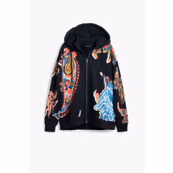 Sweatshirt à capuche femme Desigual Lacroix
