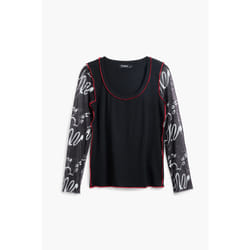 T-shirt manches longues femme Desigual Martina