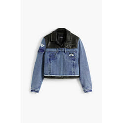 Veste en jean femme Desigual Constrast Mickey