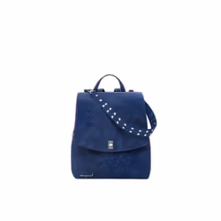 Desigual Sac à dos de loisirs bleu foncé pour femme - Sierra Sumy Mini Backpack Azul Noche 315854