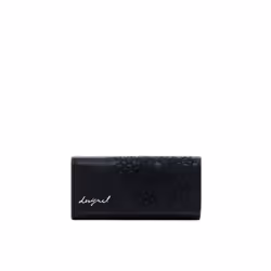 Desigual Porte-monnaie noir pour femme - Sierra Mone Mariona Long Wallet 315838