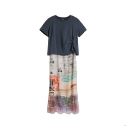Robe t-shirt femme Desigual Collage