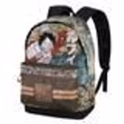 Sac à dos One Piece Map - KARACTERMANIA - HS FAN 2.0 - Brun - Blanc - Compatible A4