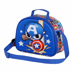 Sac isotherme 3D enfant Karactermania Marvel Avengers Captain America Punch