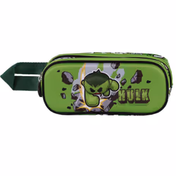 Trousse 3D double enfant Karactermania Marvel Avengers Hulk Greenmass