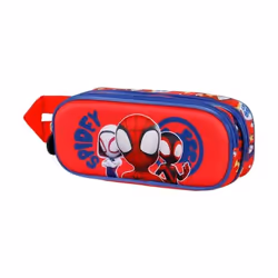Trousse 3D double enfant Educa Borras Marvel Spidey Spider-Man Gang