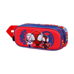 Trousse 3D double enfant Educa Borras Marvel Spidey Spider-Man Gang