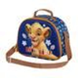 Sac Repas 3D - Disney Roi Lion Little Face - Bleu - Taille Unique