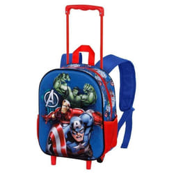 Sac à dos à roulettes Marvel Avengers Energy - KARACTERMANIA - Petit One Size Bleu - Enfant - Primaire